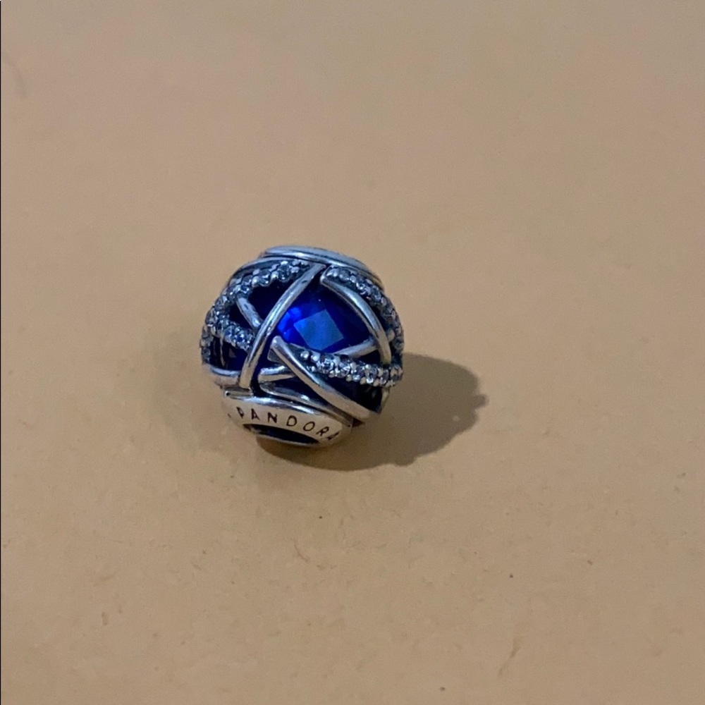 New Pandora Blue Galaxy Charm , 100% Authentic. - Picture 6 of 7